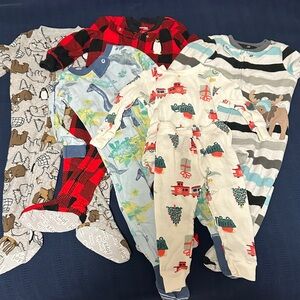 13-Piece Baby Pajama Sets - Winter